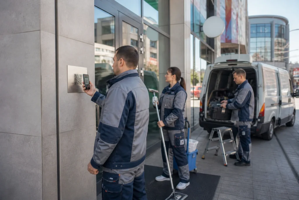 Контроль выездных сотрудников и бригад через QR-код в полевых условиях